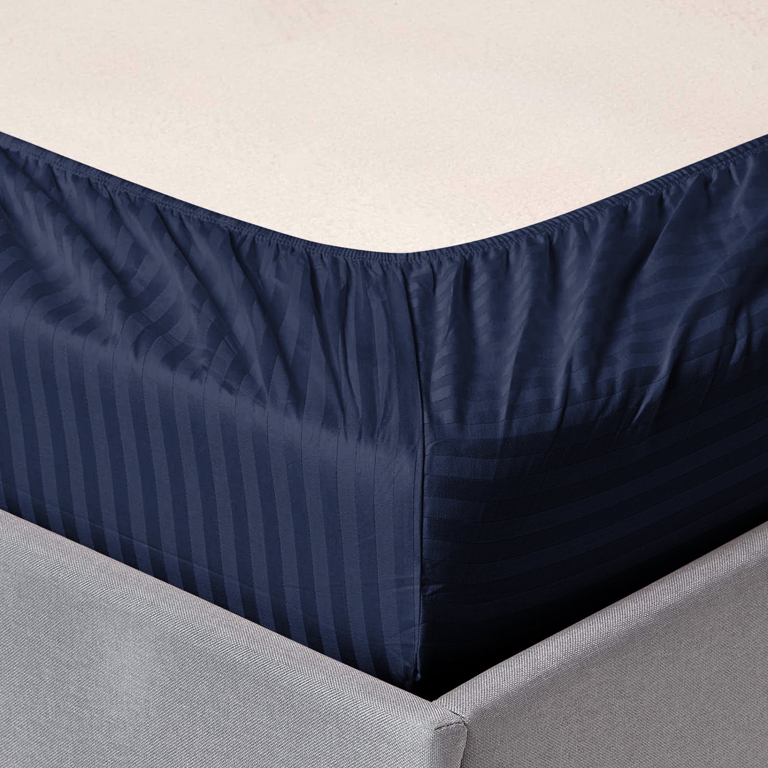 Navy Blue Extra Deep Mattress Fitted Sheets