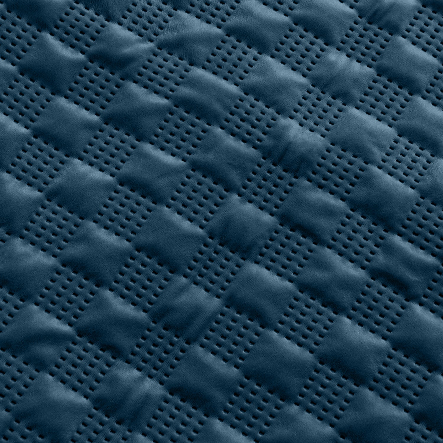 Pack Of 2 Square Velvet Cushion Cover Check Pattern