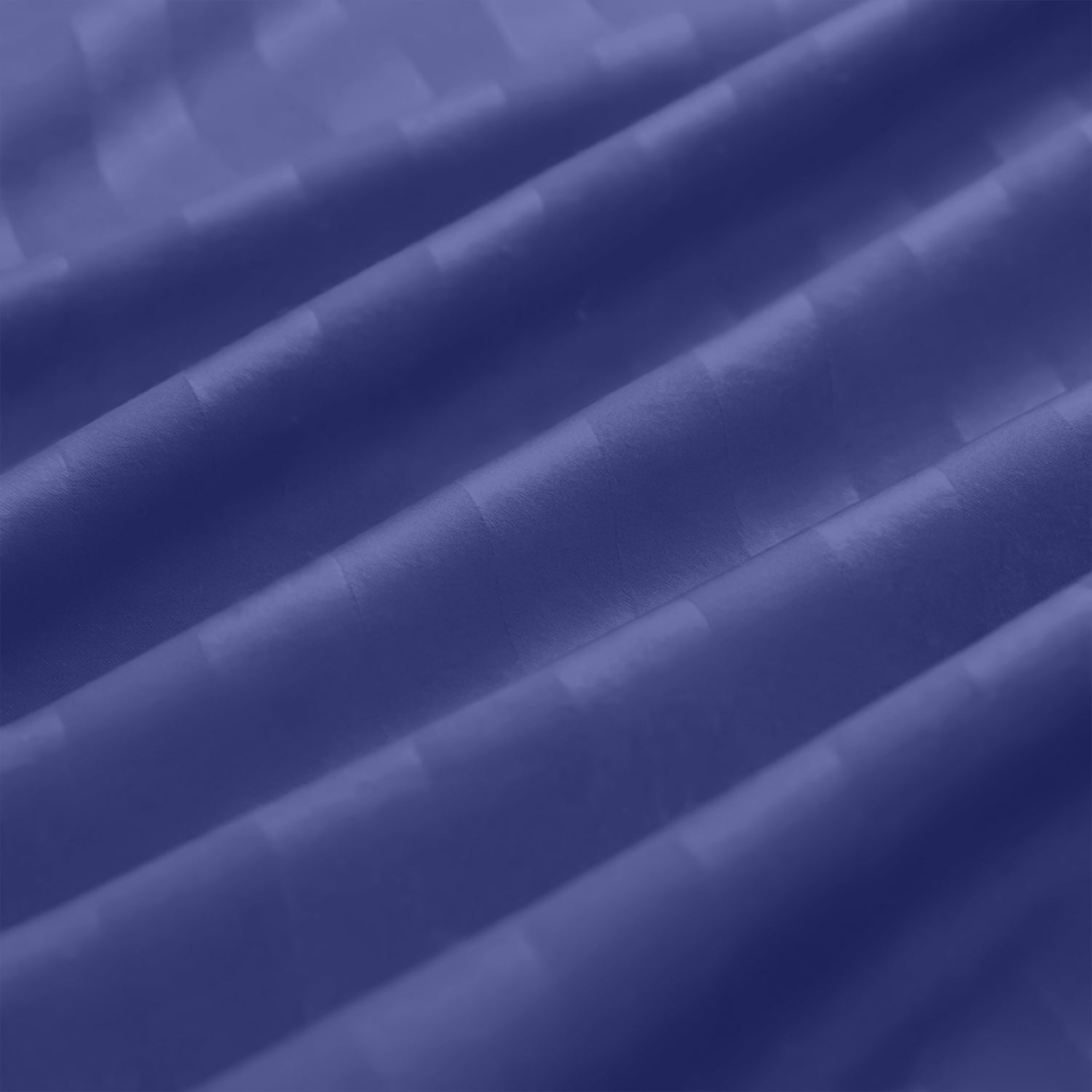 Navy Blue Striped Bedding Set
