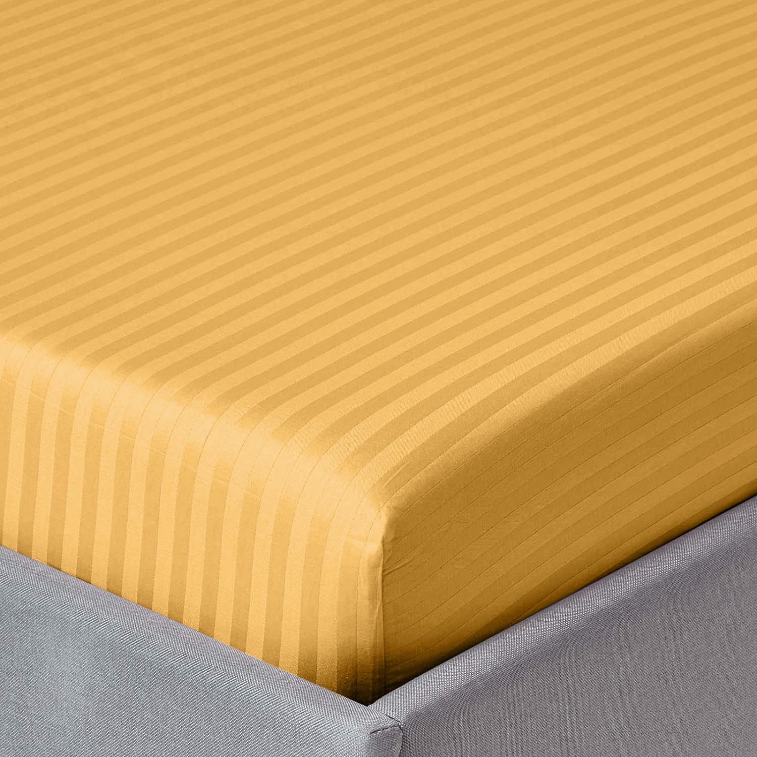 Ochre Extra Deep Mattress Fitted Sheets