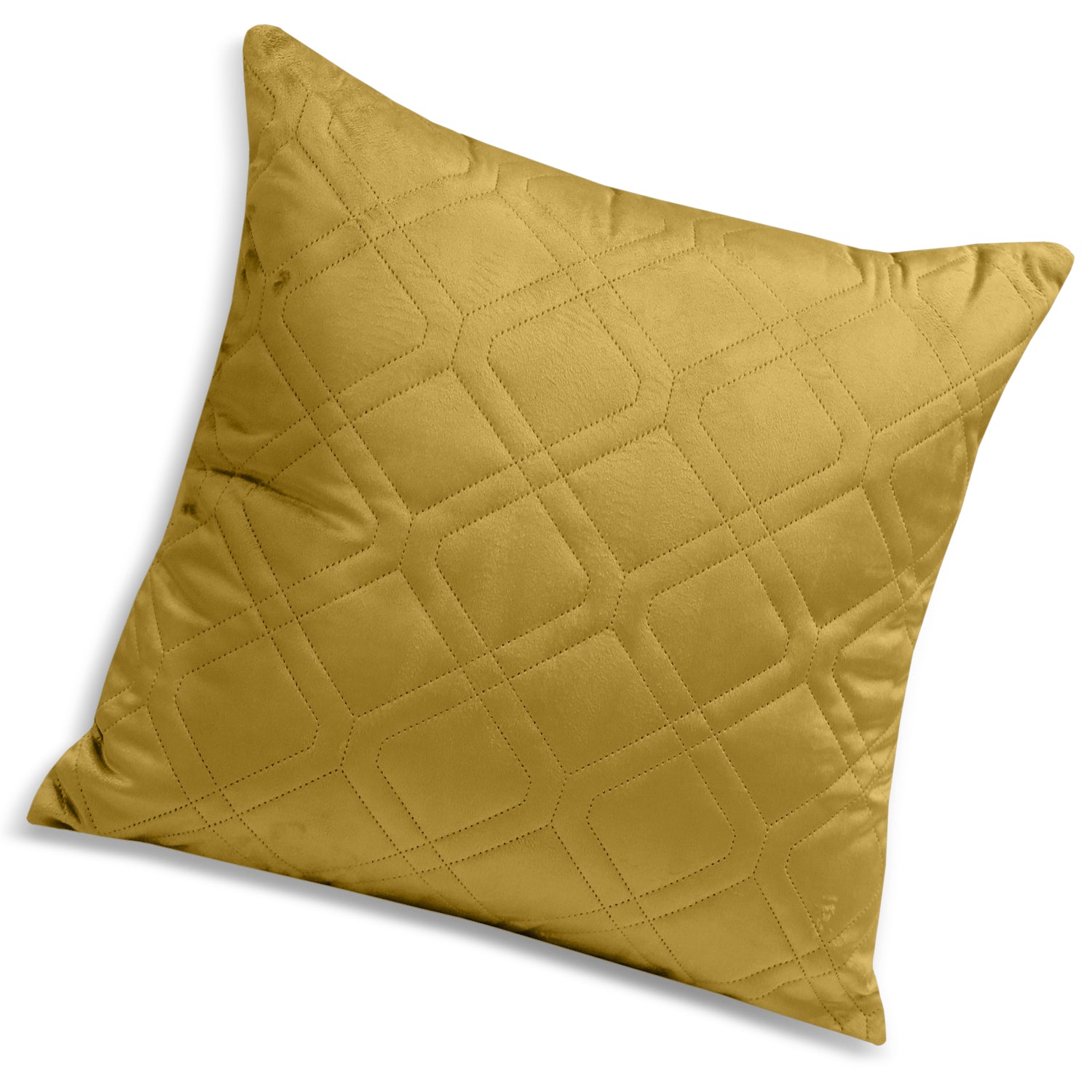 Pack Of 2 Embossed Velvet Cushion Cover Diamond Pattern