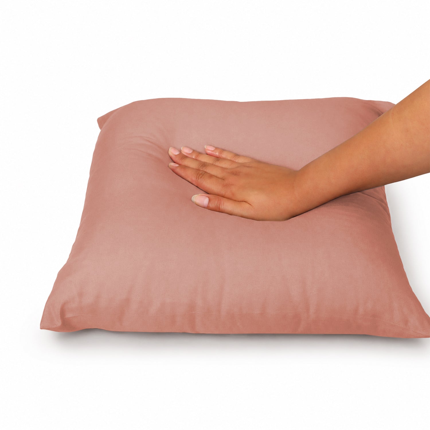 Pair Of Soft Microfibre Plain Cushion Covers for Sofa, Bed & Living Room