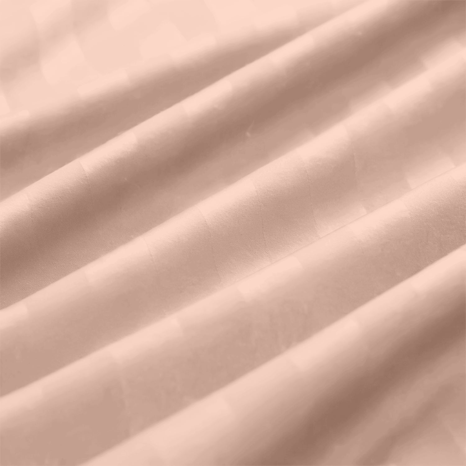 Peach Stripe Duvet Cover Set