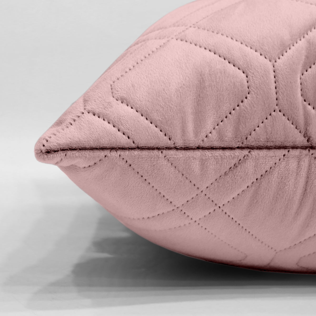 Pack Of 2 Embossed Velvet Cushion Cover Diamond Pattern