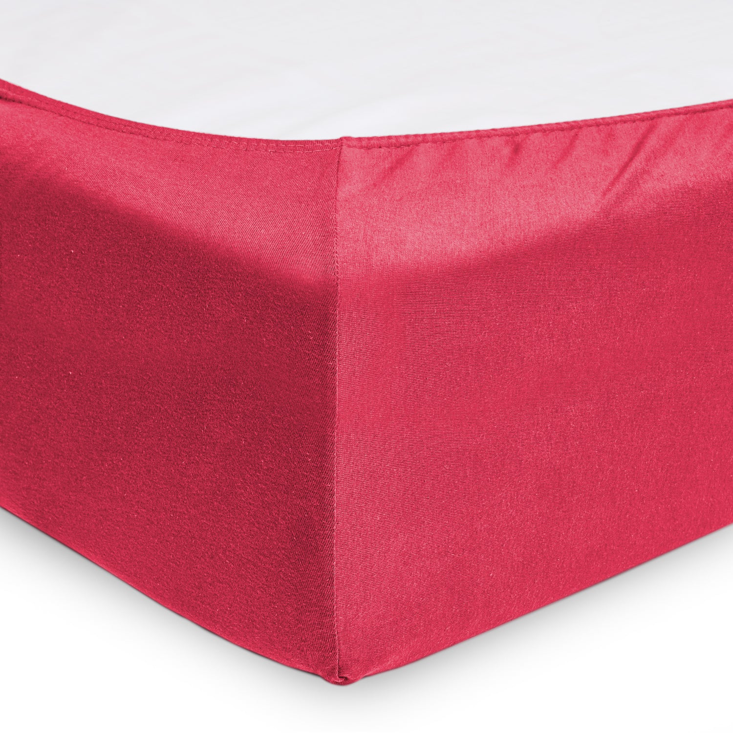 Pink Jersey cotton Fitted Sheet