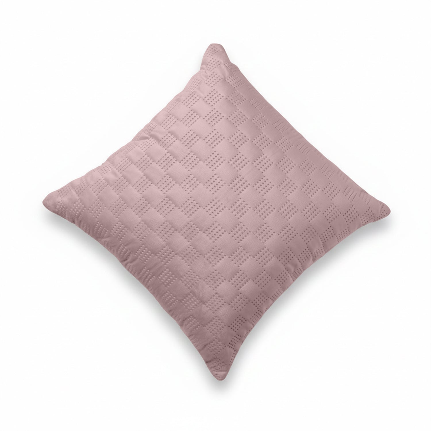 Pack Of 2 Square Velvet Cushion Cover Check Pattern
