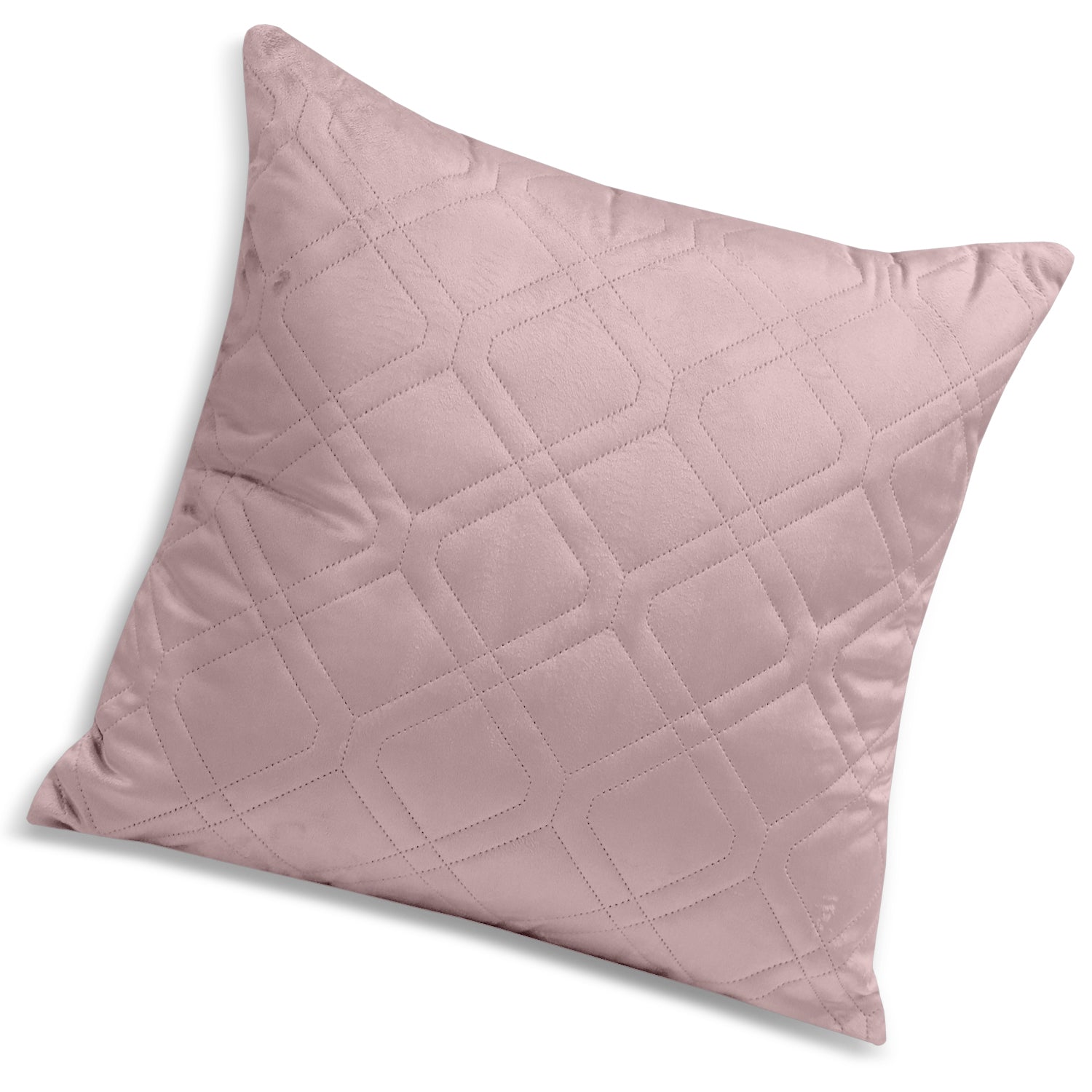 Pack Of 2 Embossed Velvet Cushion Cover Diamond Pattern