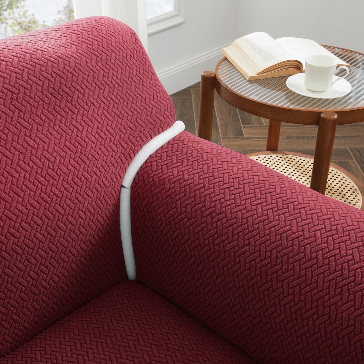 Stretch Slip Covers red colour