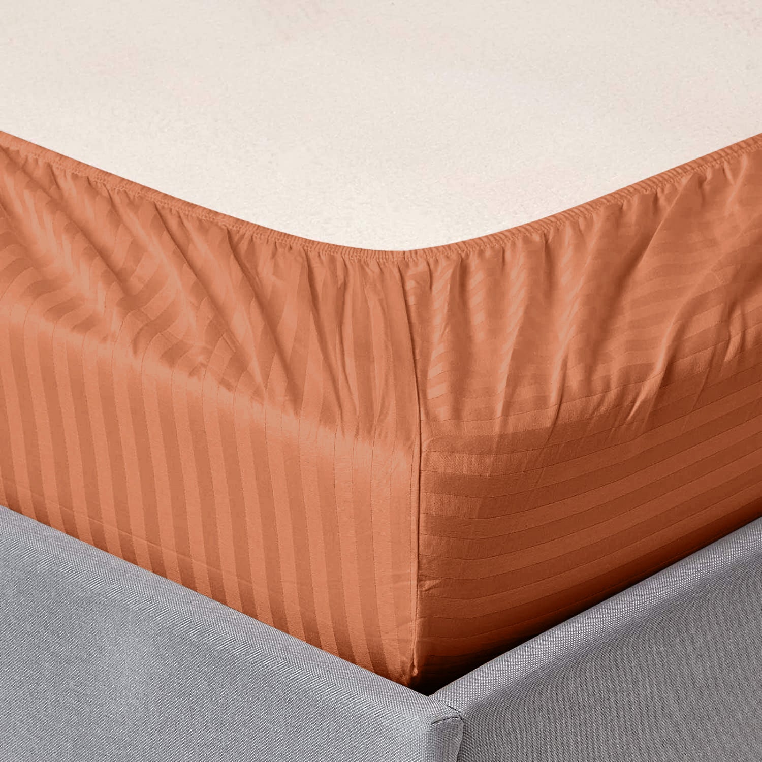 Rust Extra Deep Mattress Fitted Sheets