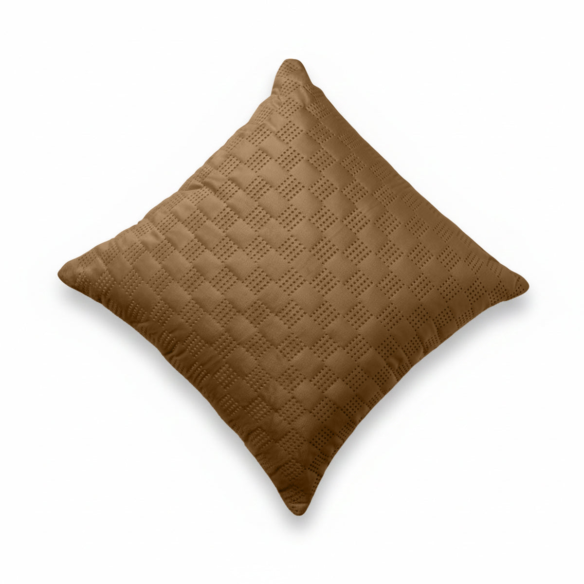Pack Of 2 Square Velvet Cushion Cover Check Pattern