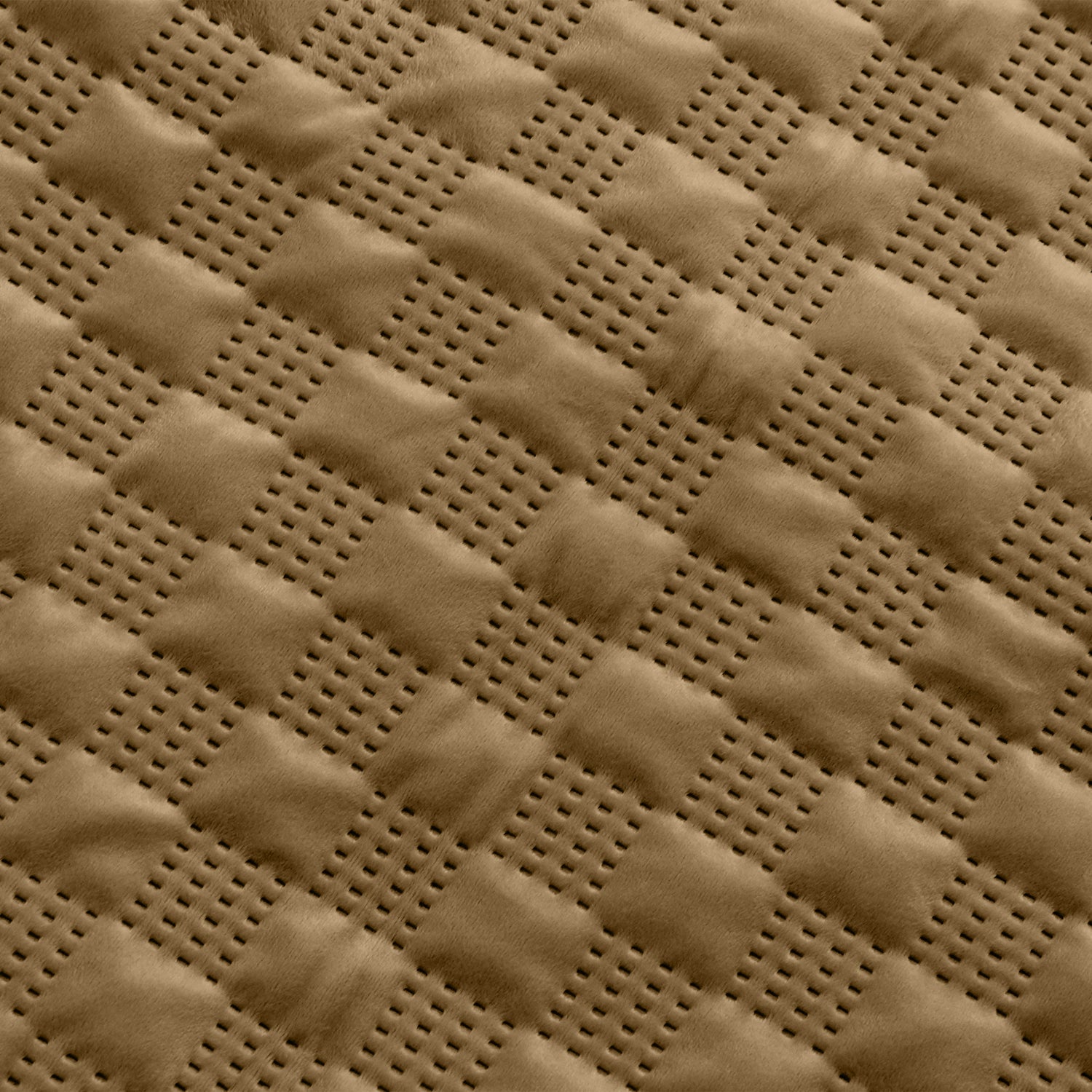 Pack Of 2 Square Velvet Cushion Cover Check Pattern