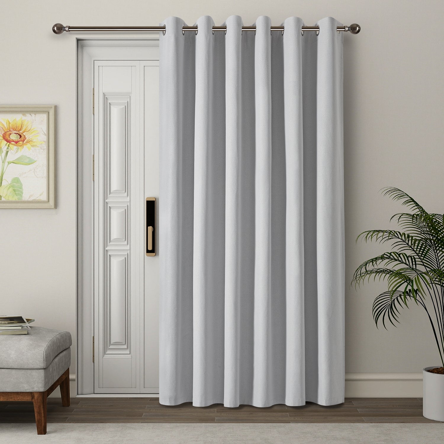 eyelet blackout Door curtains