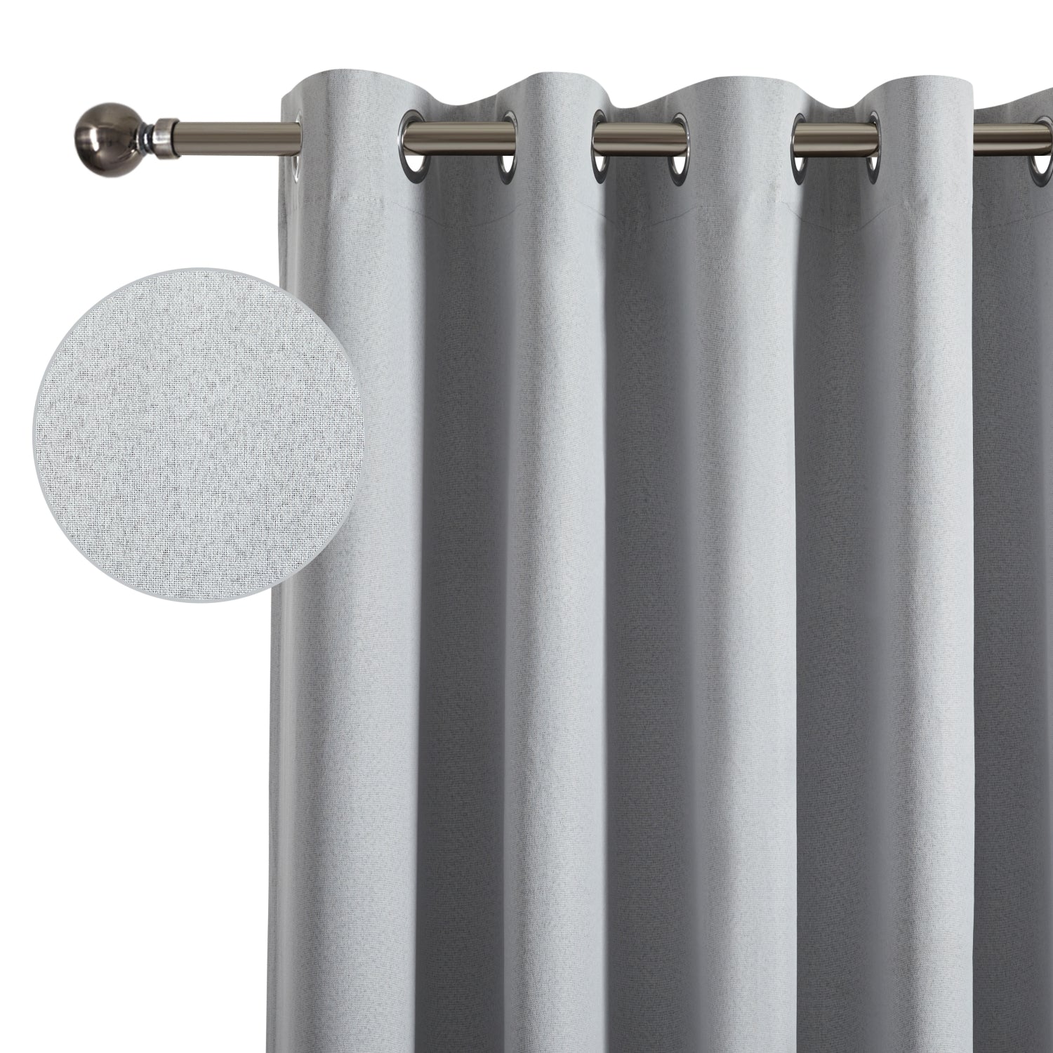 eyelet blackout Door curtains