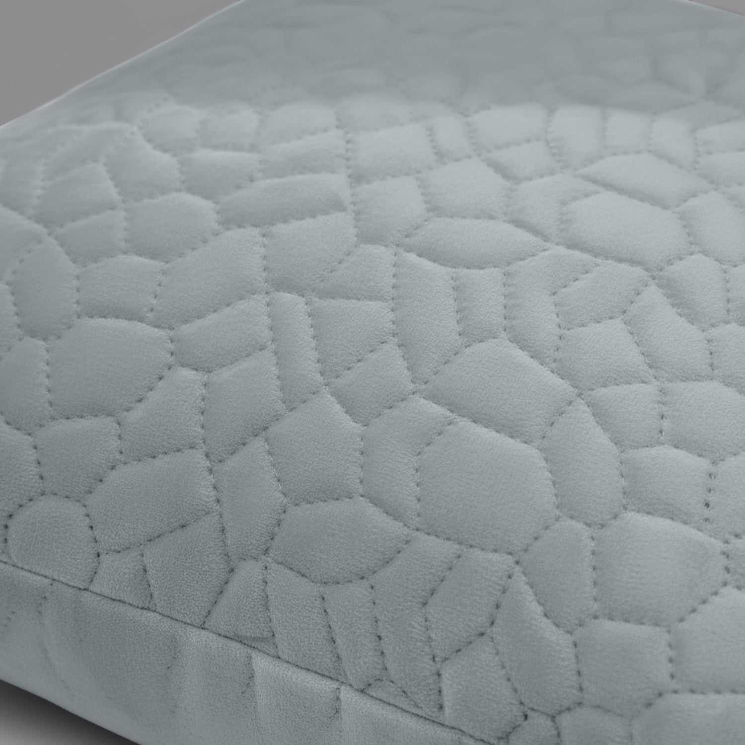 18x18 Pack Of 2 Velvet Cushion Cover Pebbles Pattern