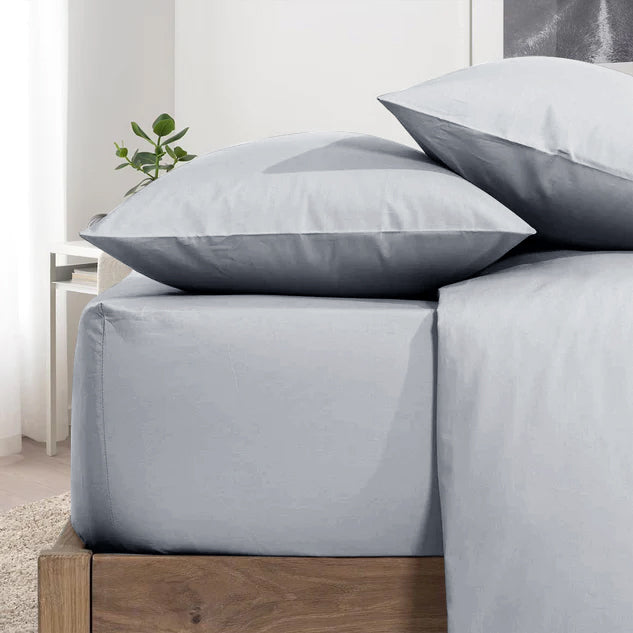 plain Dye Silver pillow cases