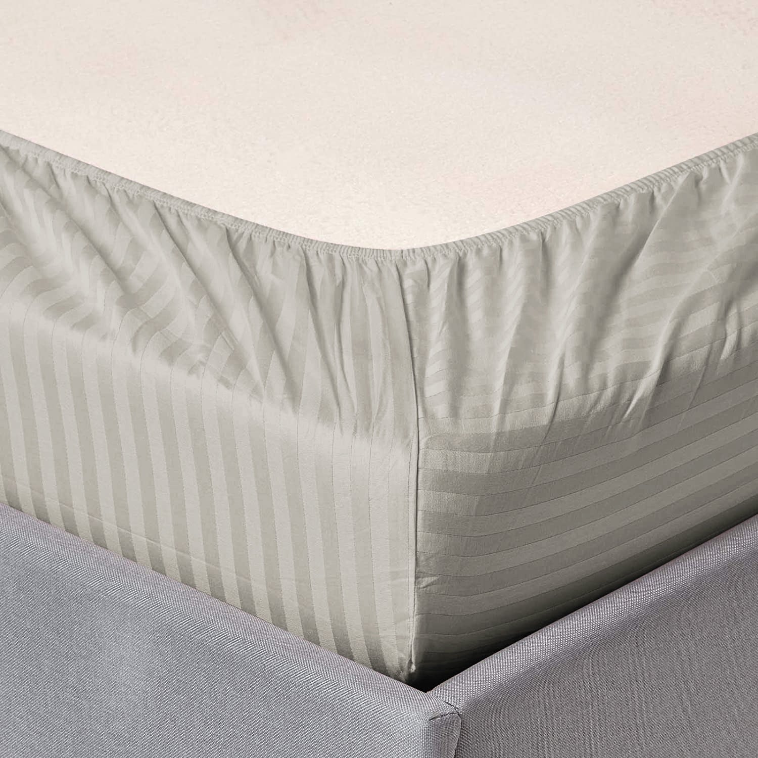 Sliver Extra Deep Mattress Fitted Sheets
