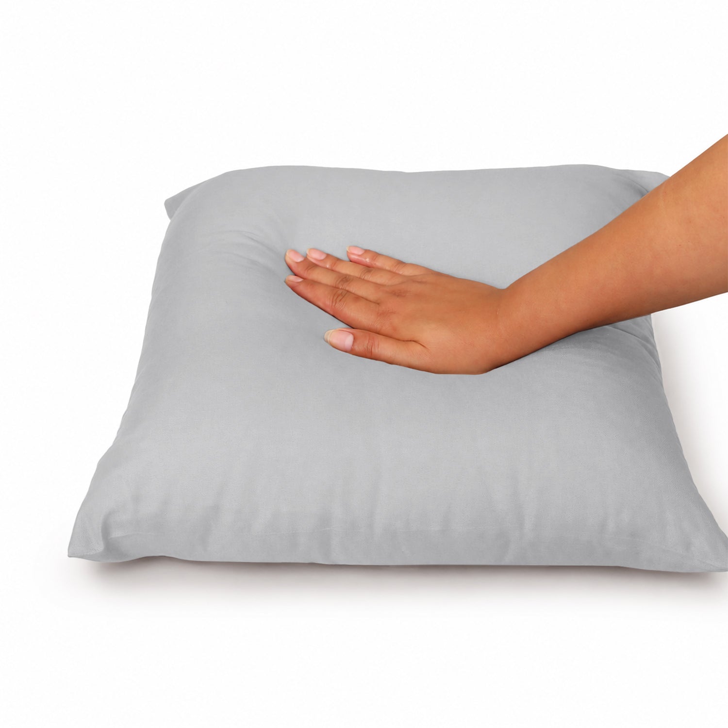 Pair Of Soft Microfibre Plain Cushion Covers for Sofa, Bed & Living Room