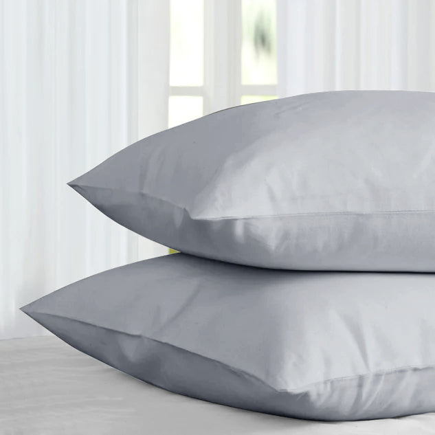 Silver pillow cover