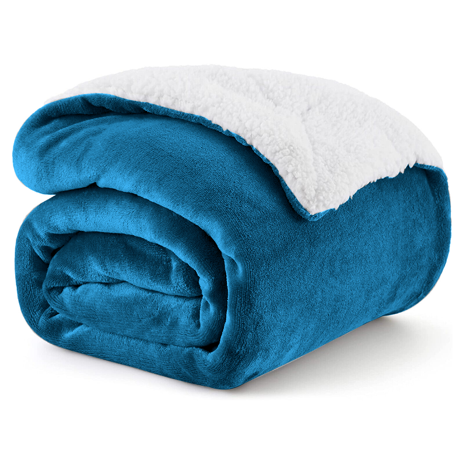 Teal Sherpa blanket