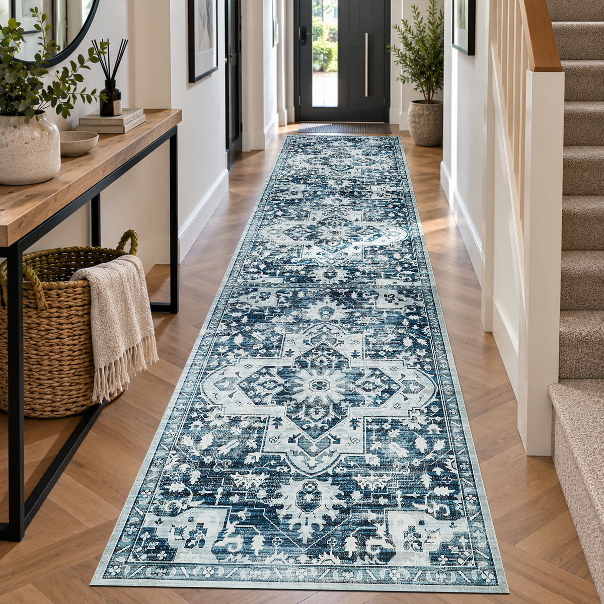 Traditional Rectangular Rug For Living Room