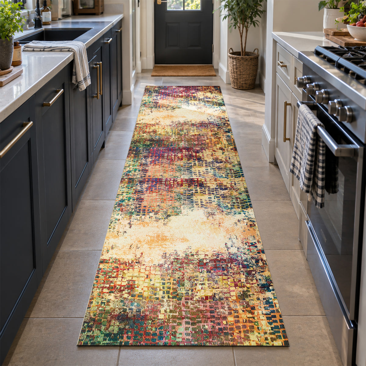 Multicolour Rug for Living Room & Bedroom Soft Stylish & Modern Design