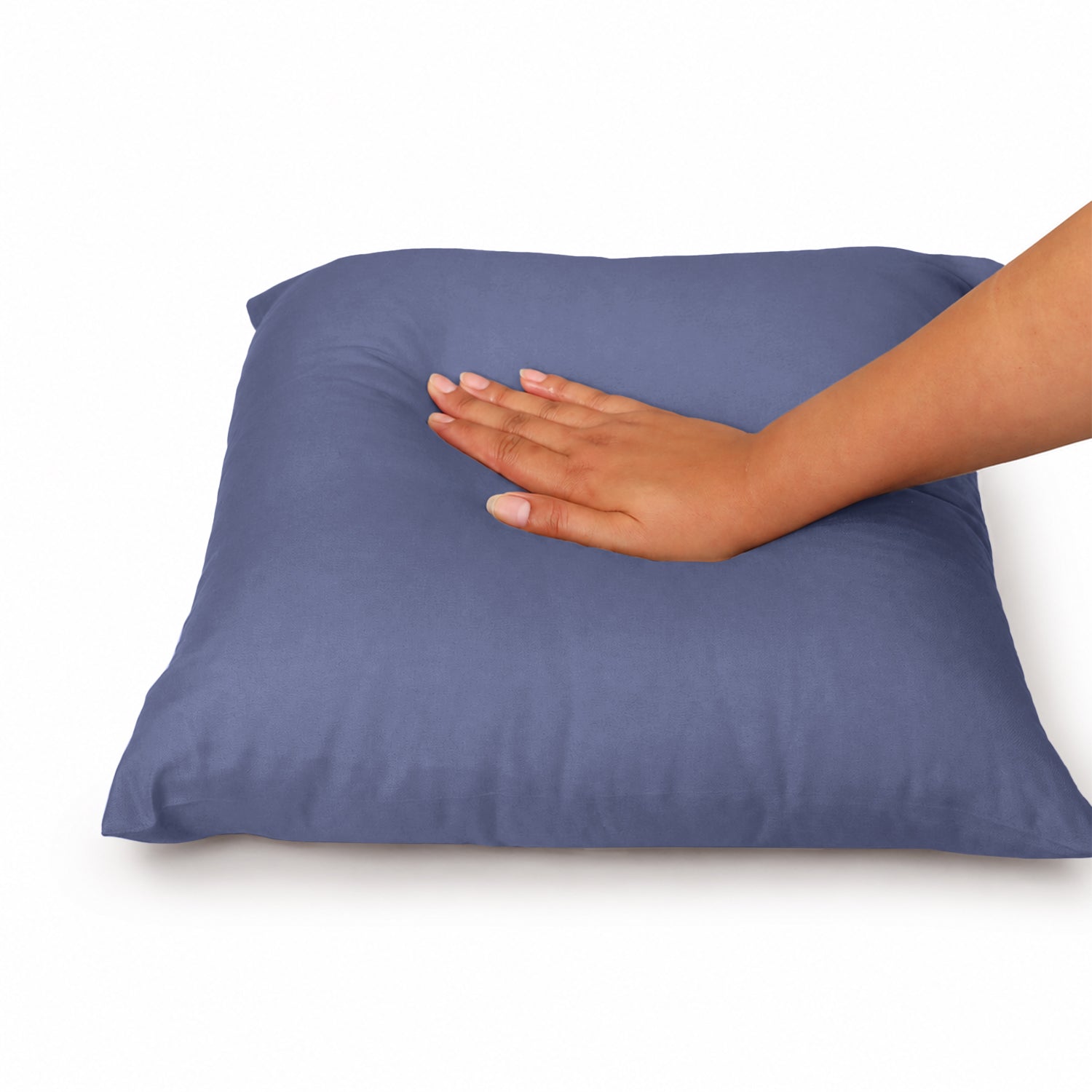 Pair Of Soft Microfibre Plain Cushion Covers for Sofa, Bed & Living Room