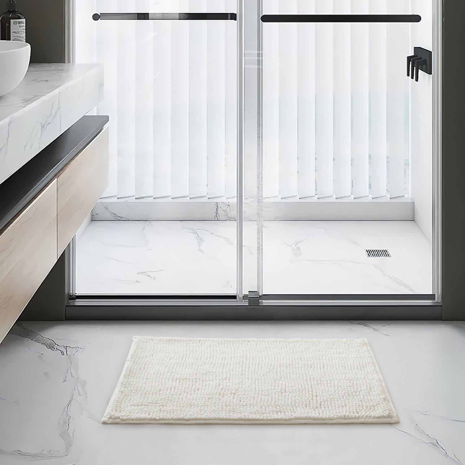 Bath Mat White