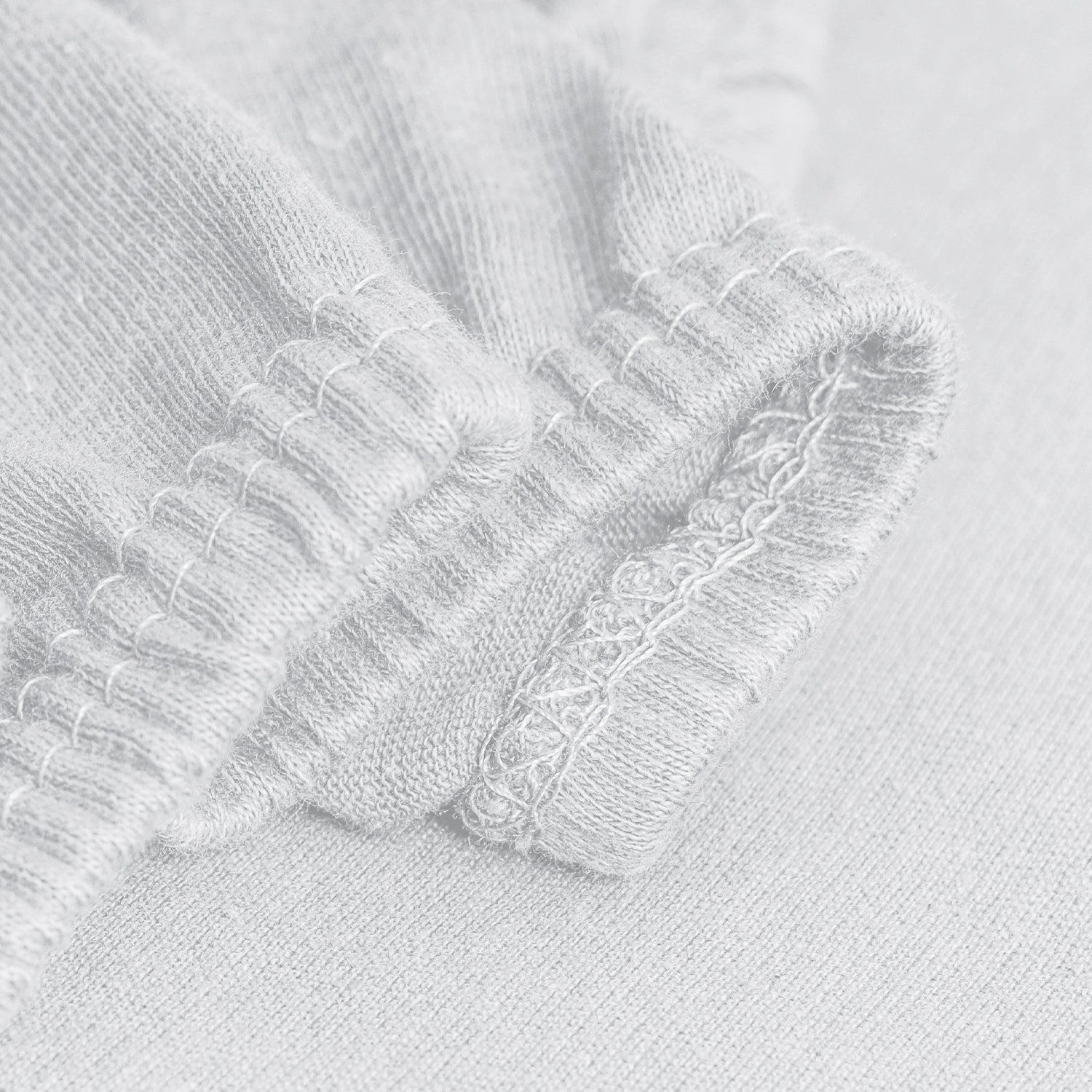 White Jersey cotton Fitted Sheet