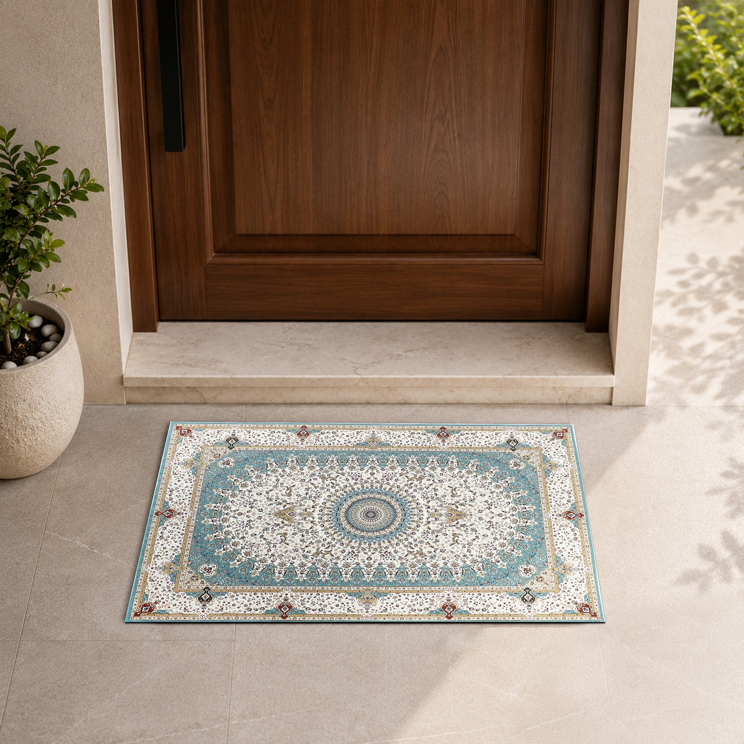 Luxury Ornate Floral Rug Timeless Design for Living Rooms