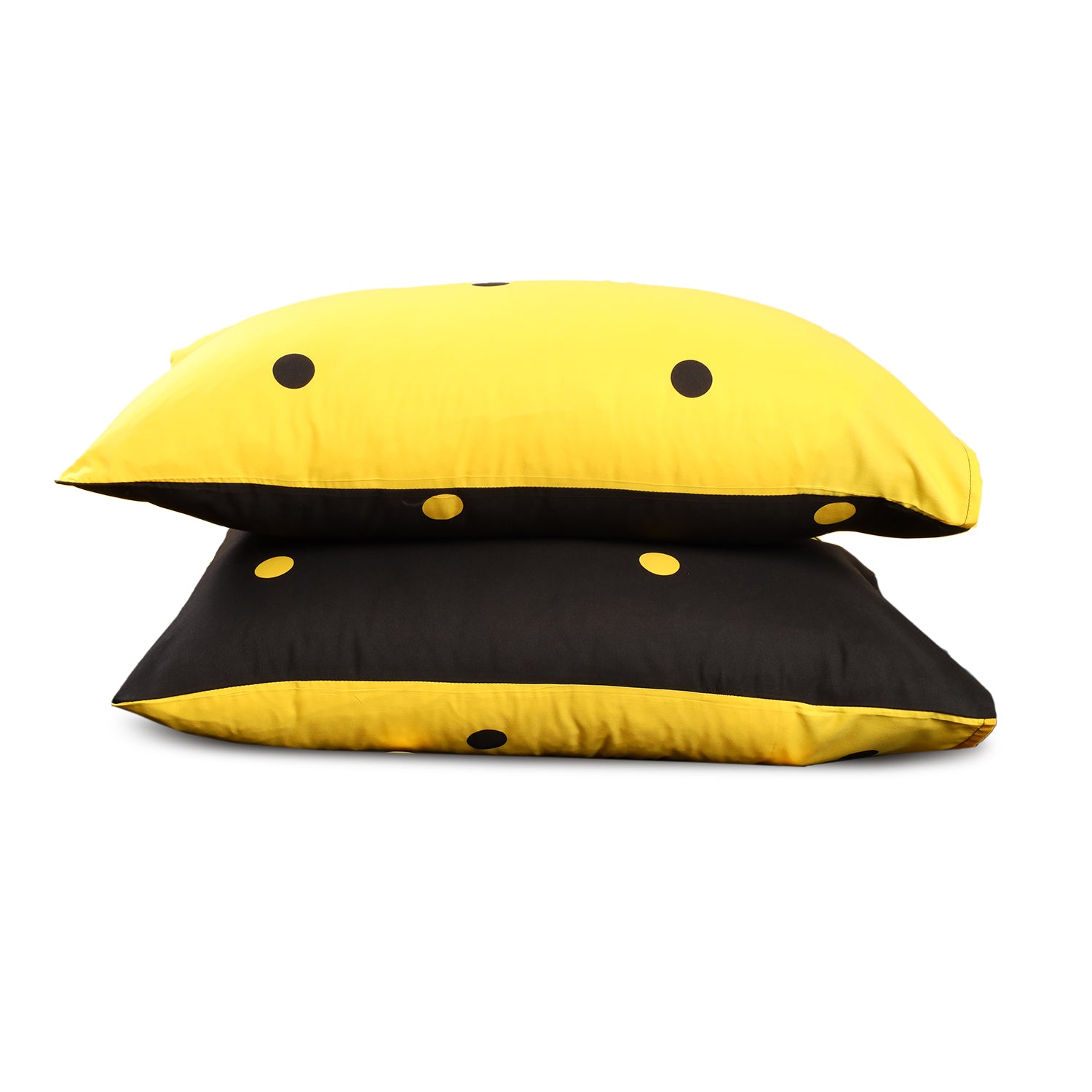 Yellow And Black Duvet Cover