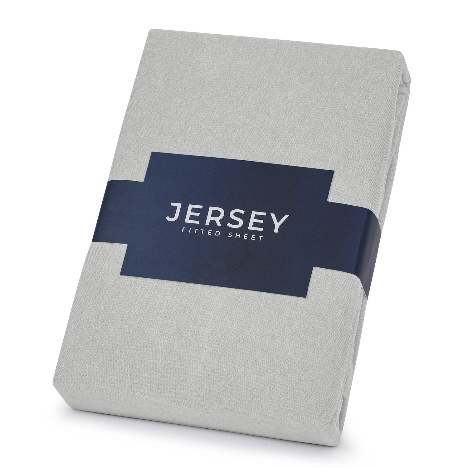 Silver Jersey cotton Fitted Sheet