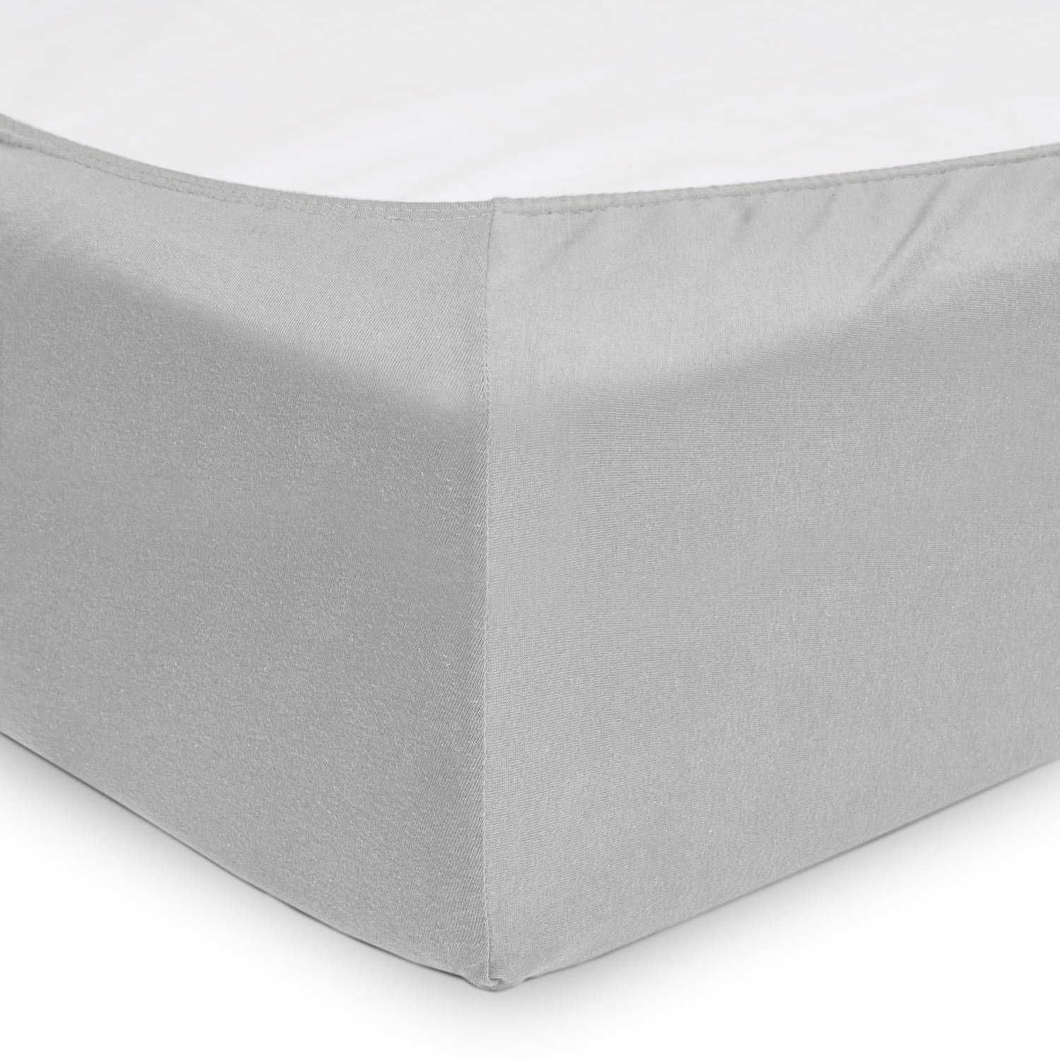 Silver Jersey cotton Fitted Sheet
