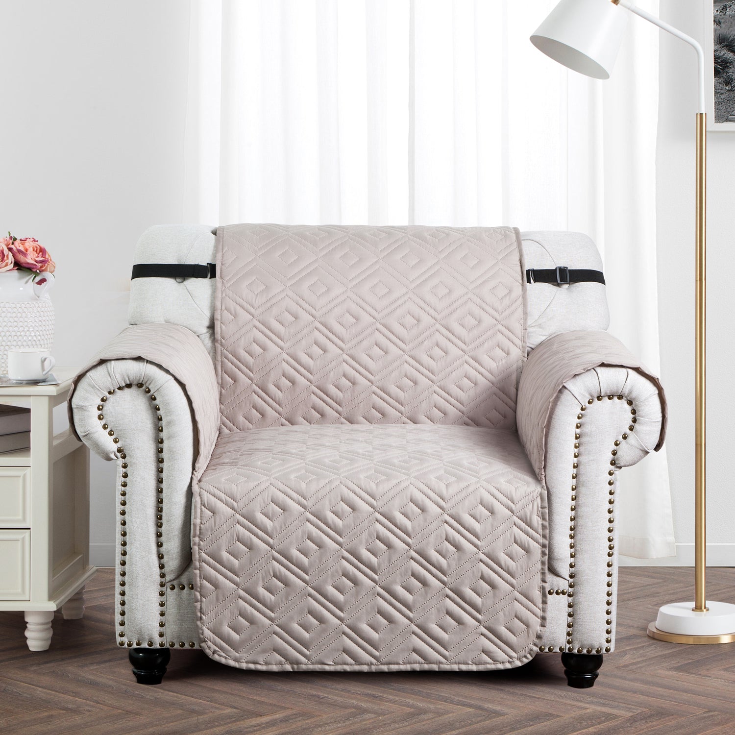 Sofa Cover Reversible & Waterproof Cream/Beige