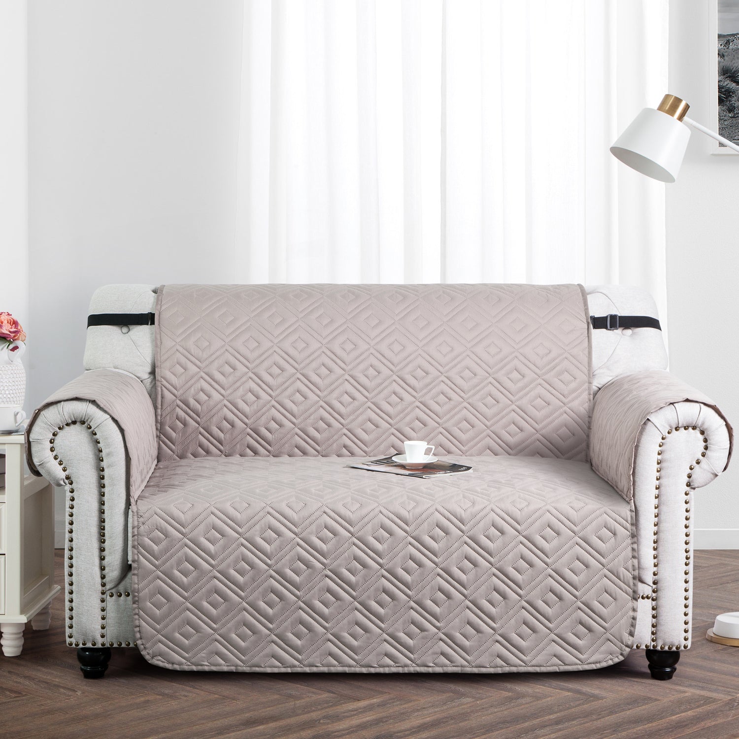 Sofa Cover Reversible & Waterproof Cream/Beige