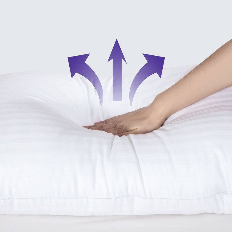 Long Pillow Pair for Bed