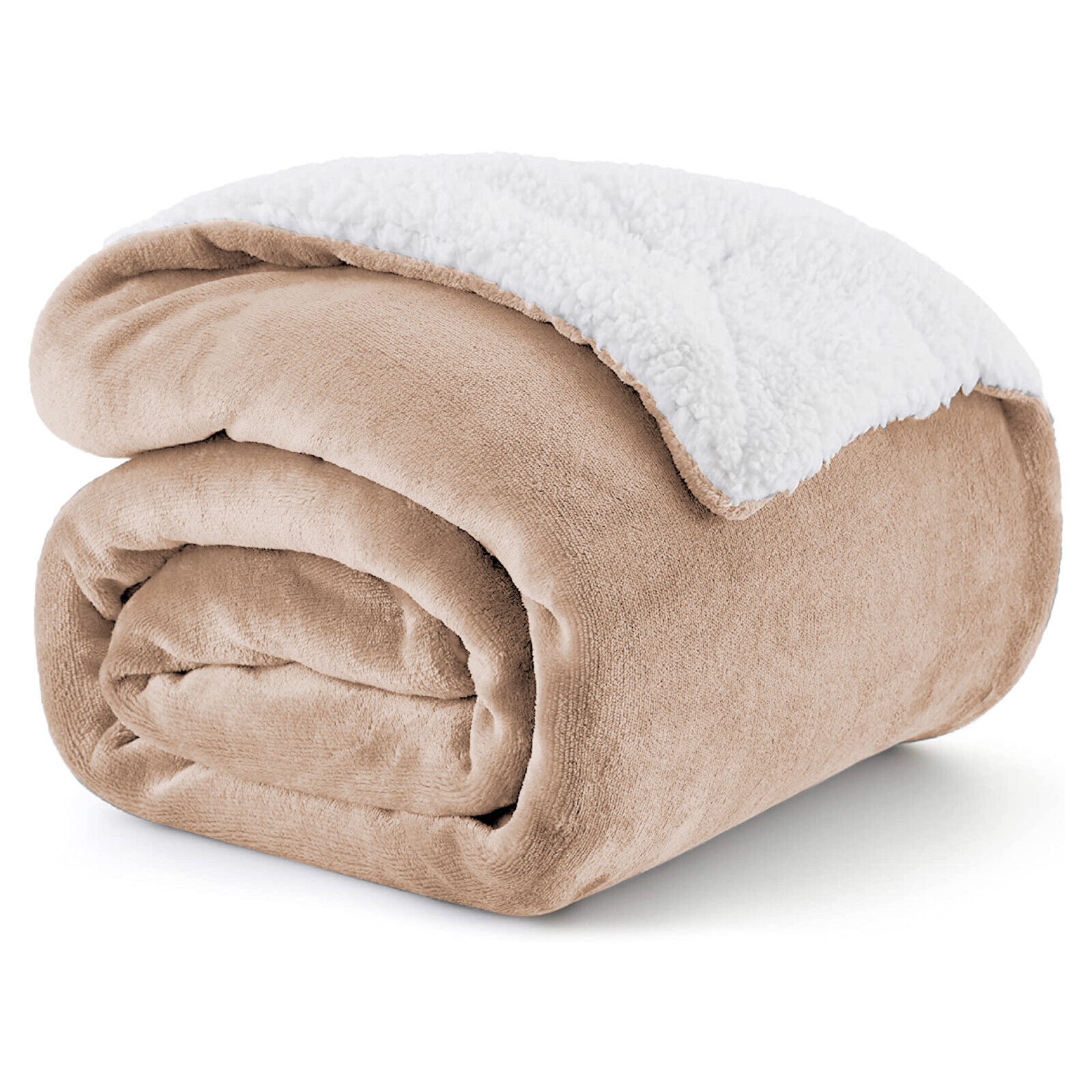 Camel Sherpa throw
