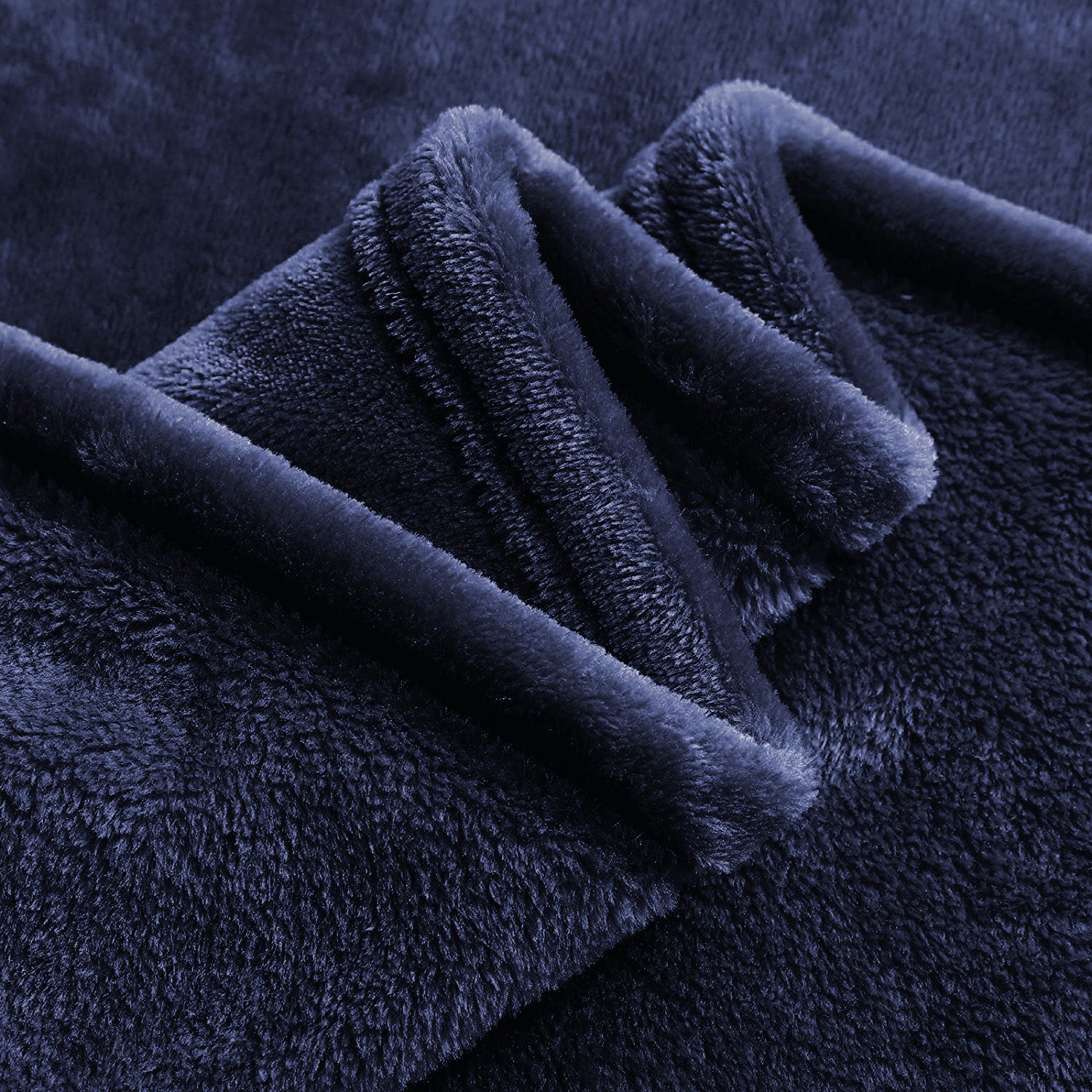 Navy Sofa Blanket