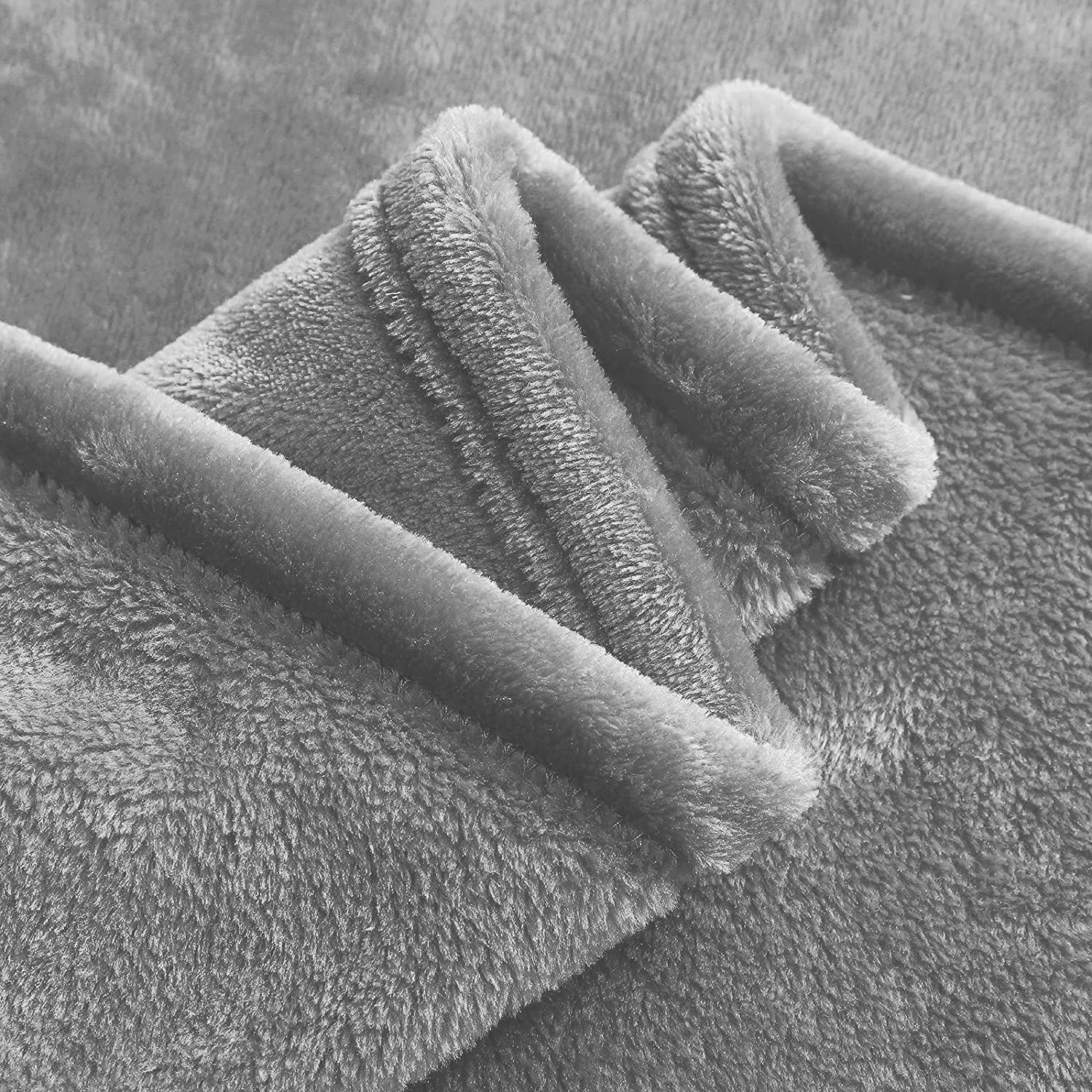 Silver Throw For Sofa & Beds