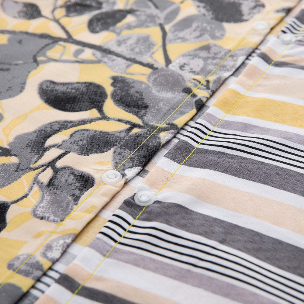 Ochre Blossom Floral Duvet Cover Set