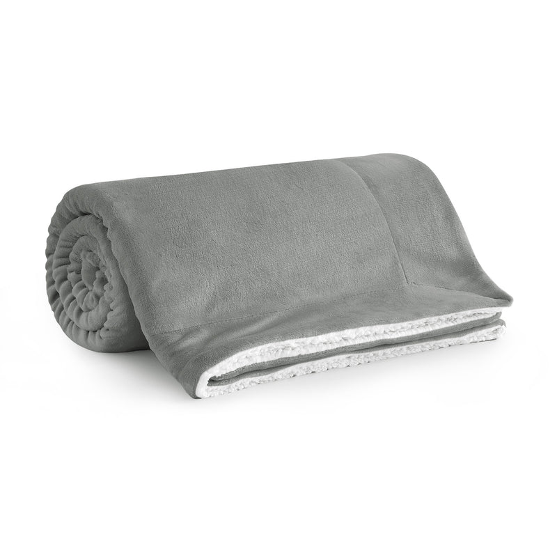 Silver Bed Throw