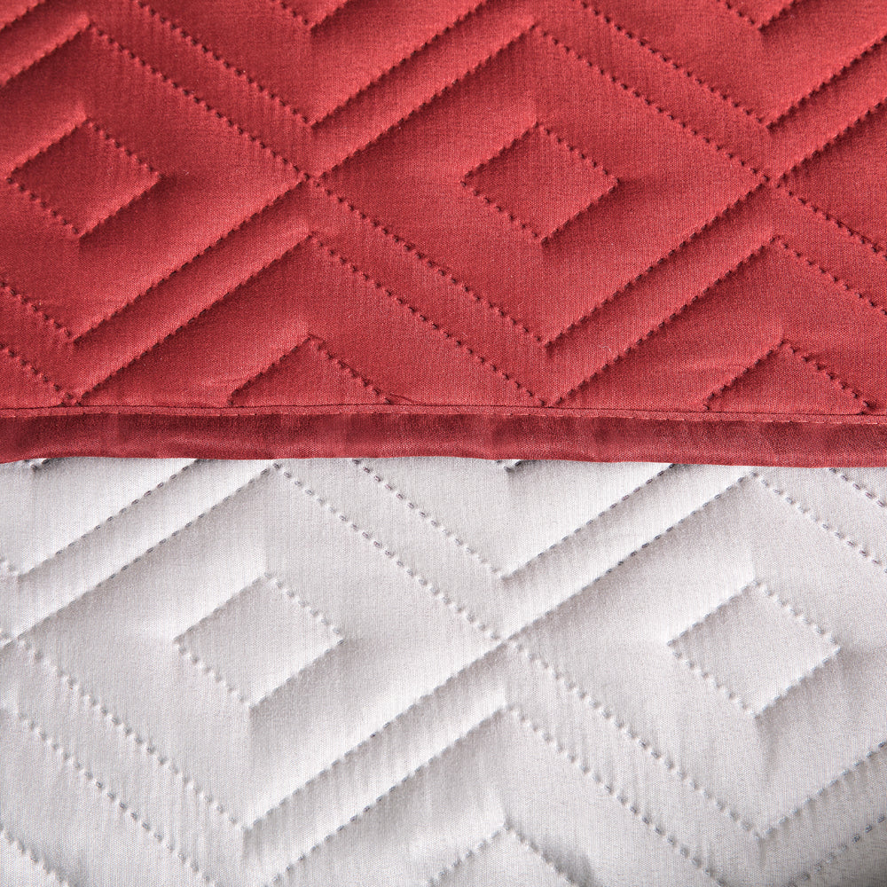 Sofa Protector Reversible Burgundy/Beige