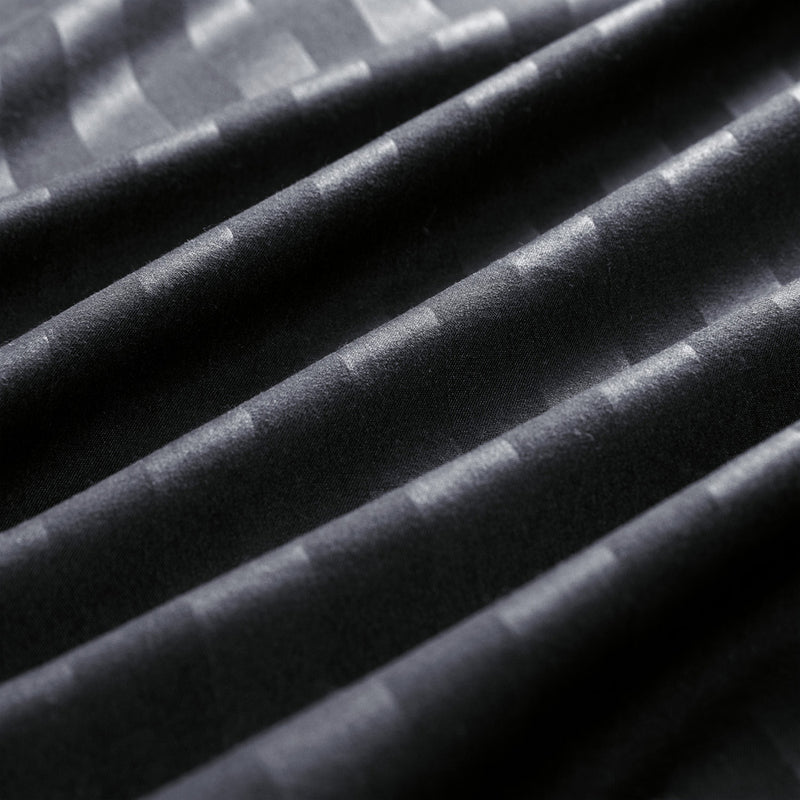 Black Stripe Duvet Cover Set