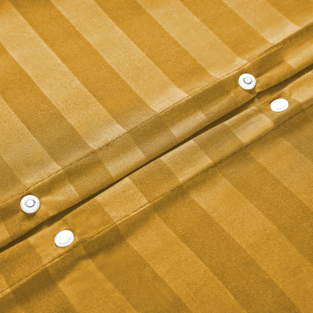 Stripe Duvet Cover Set Ochre