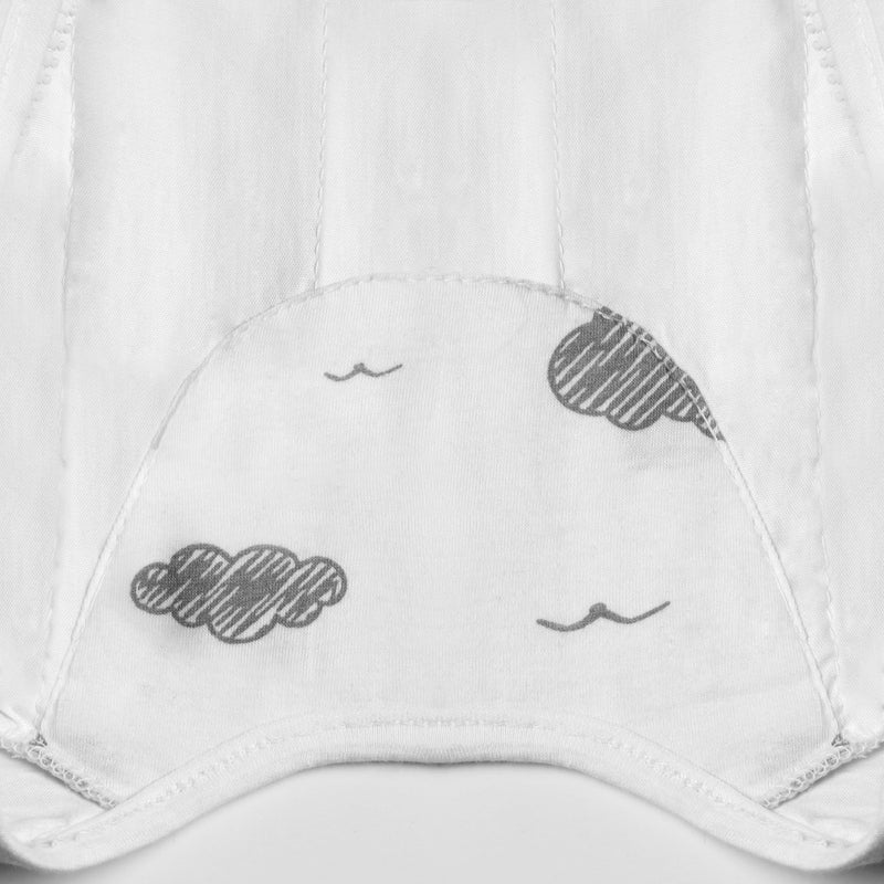 0.5 tog baby sleeping bag white