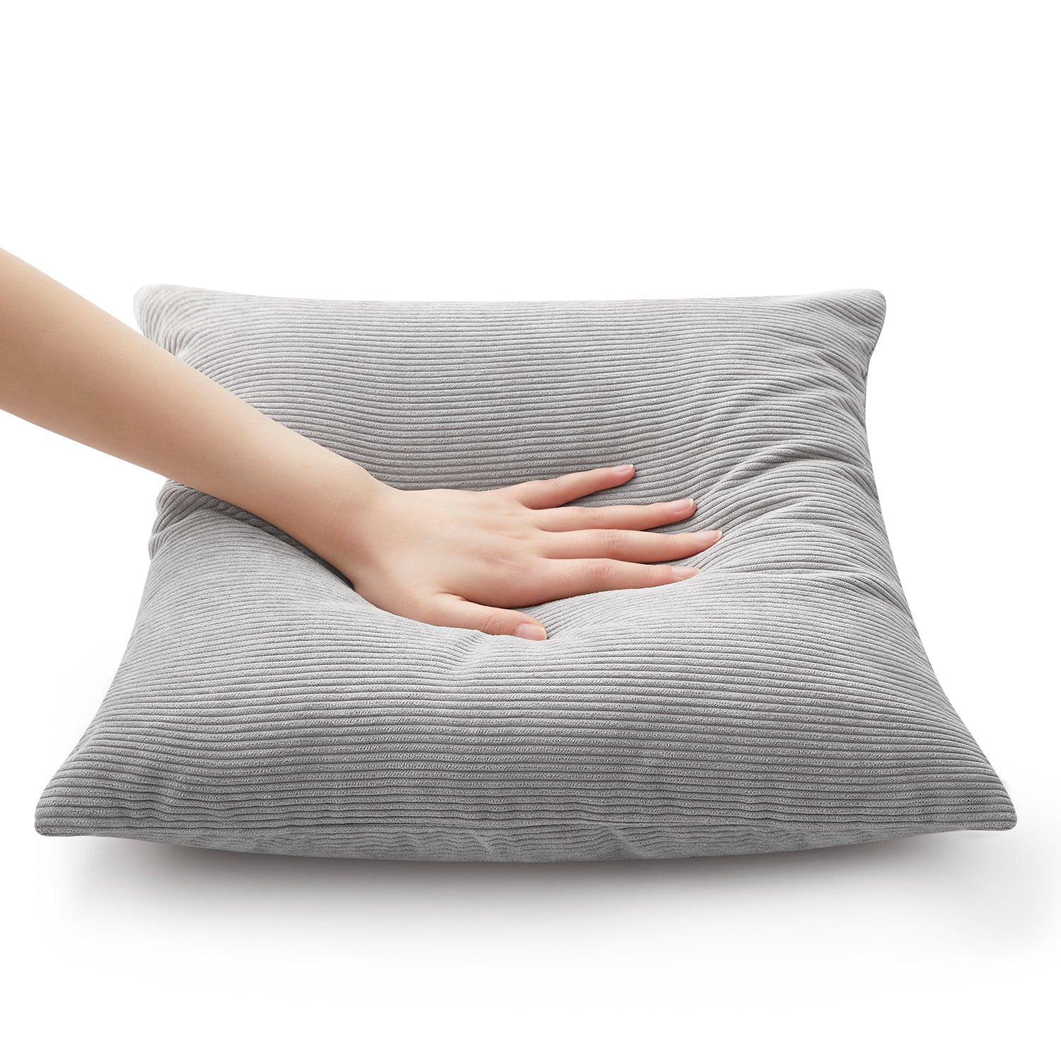 silver velvet cushion covers