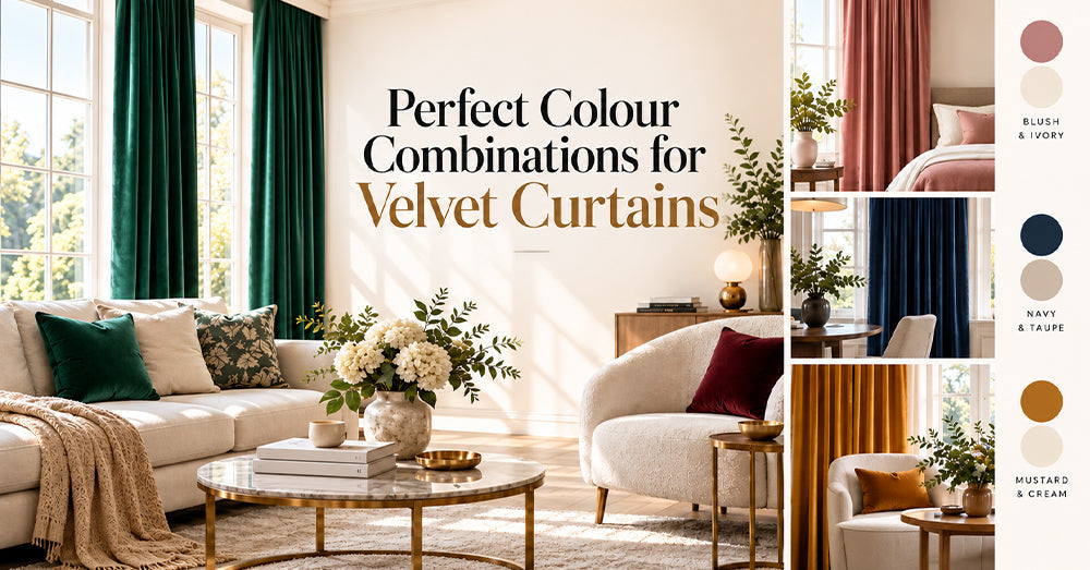 Exploring the Perfect Colour Combinations for Velvet Curtains