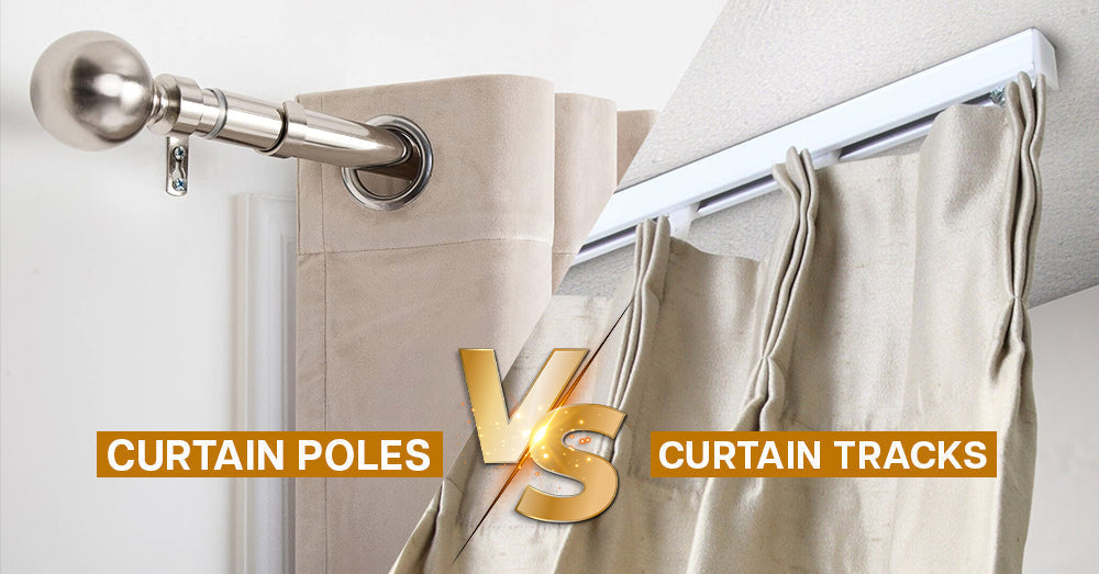 Curtain Poles vs Tracks: Which Is Best for Window Treatment?