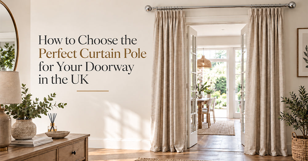 How to Choose the Perfect Curtain Pole for Your Doorway in the UK