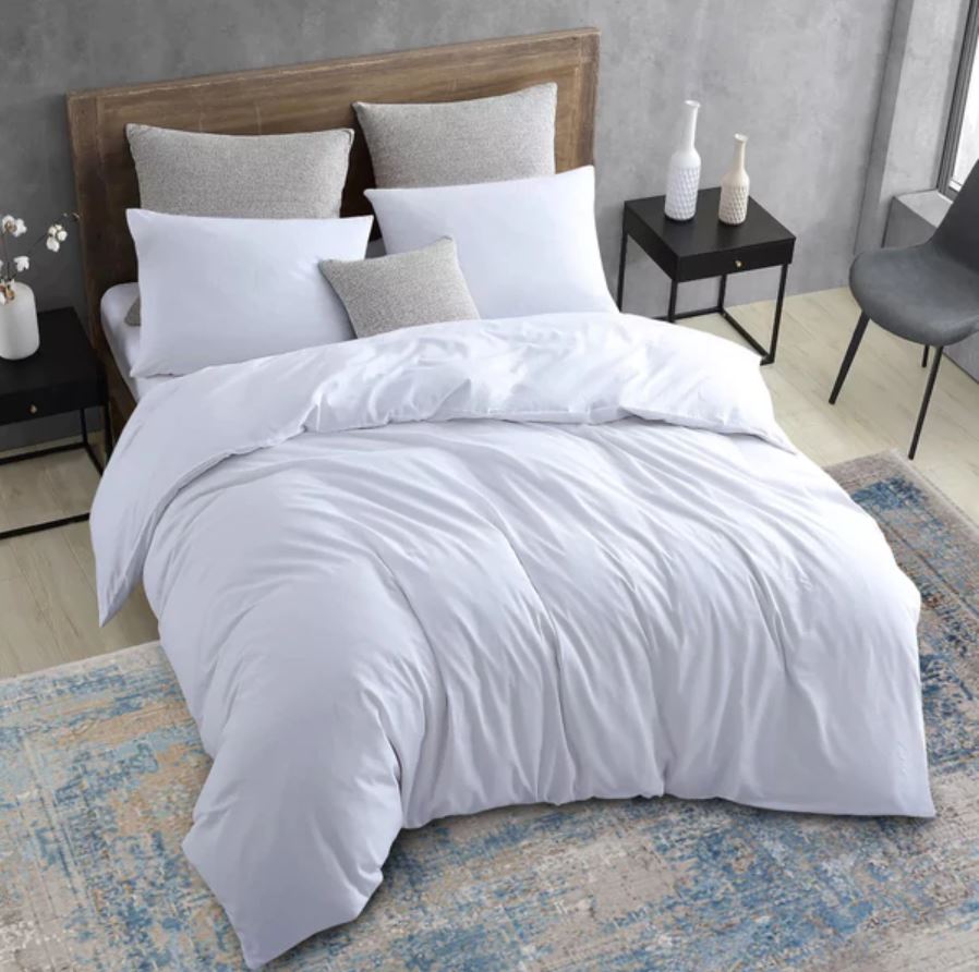 How To Put A Plain Dyed Duvet Cover On Duvet?