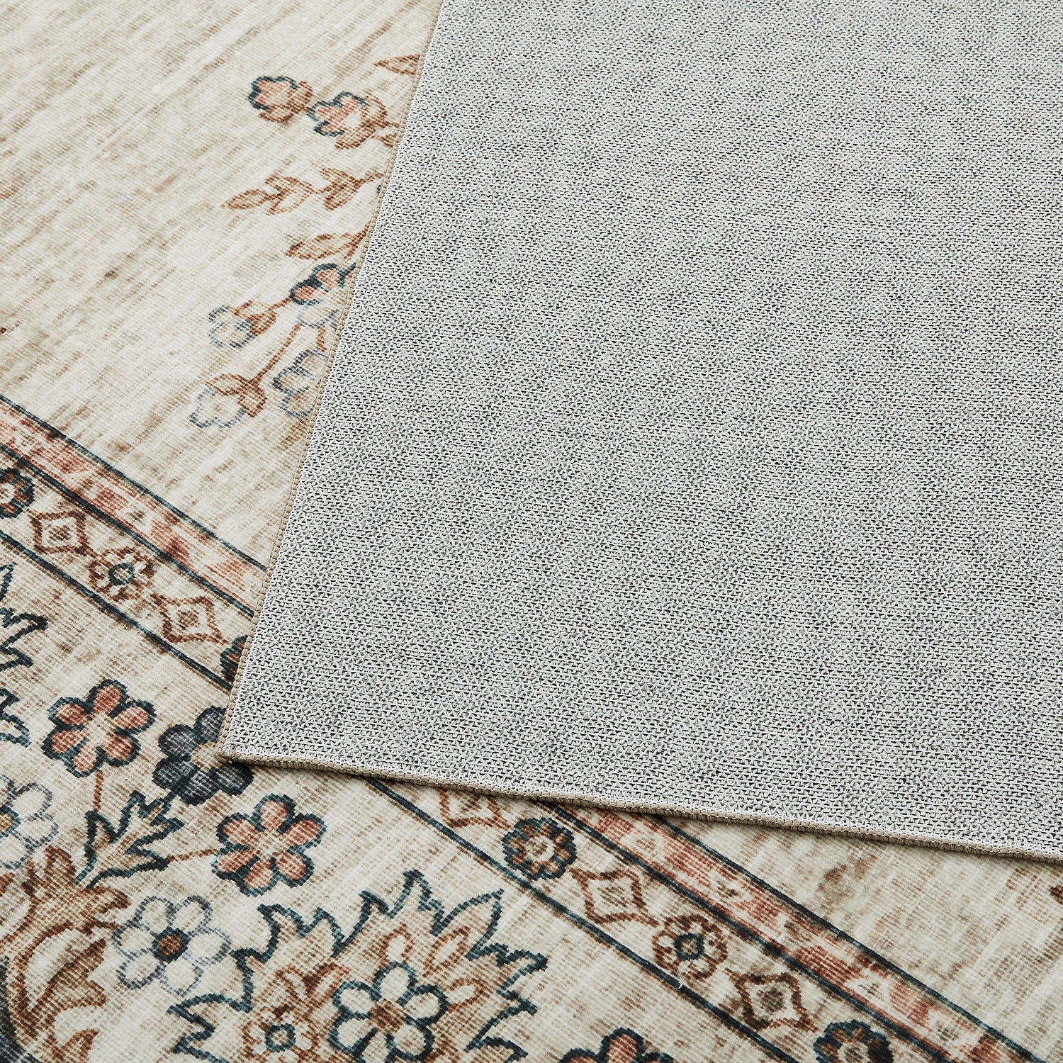 Machine Washable Vintage Rug